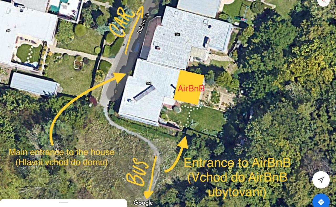 Krasny Apartman U Lesa, Trolejbus Do Centra A Bvv, Parkovani Zdarma Брно Екстер'єр фото